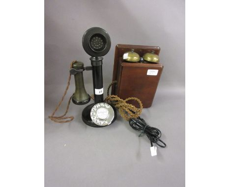 1921 Model 150 candlestick telephone with No. 1 bell box