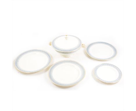 Royal Worcester Crown Ware large dinner service, and a Royal Doulton Angelique part dinner service.