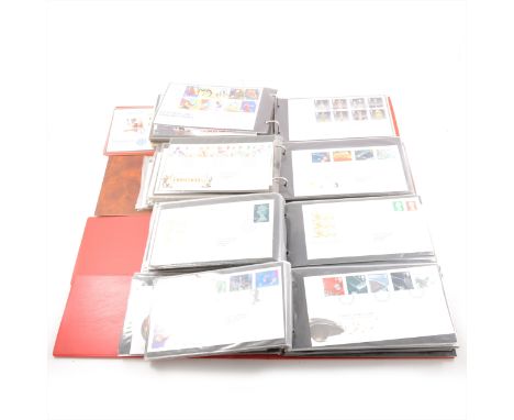 Eleven albums of First Day Covers, up to 2012.