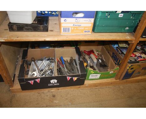 Shelf of assorted tools