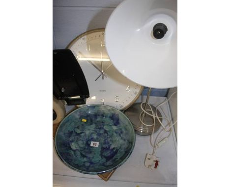 Lamp, clock, bowl etc.