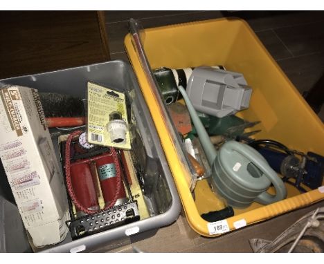 2 BOXES OF TOOLS