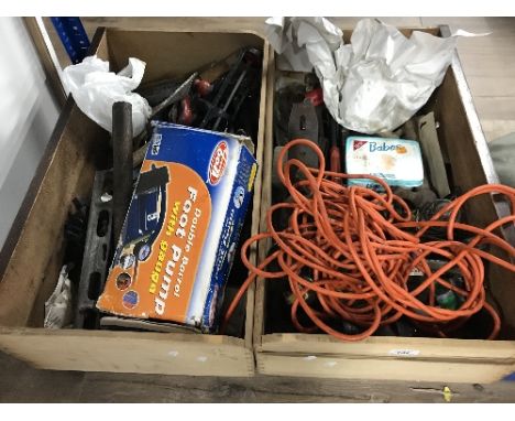 2x LARGE BOXES OF TOOLS