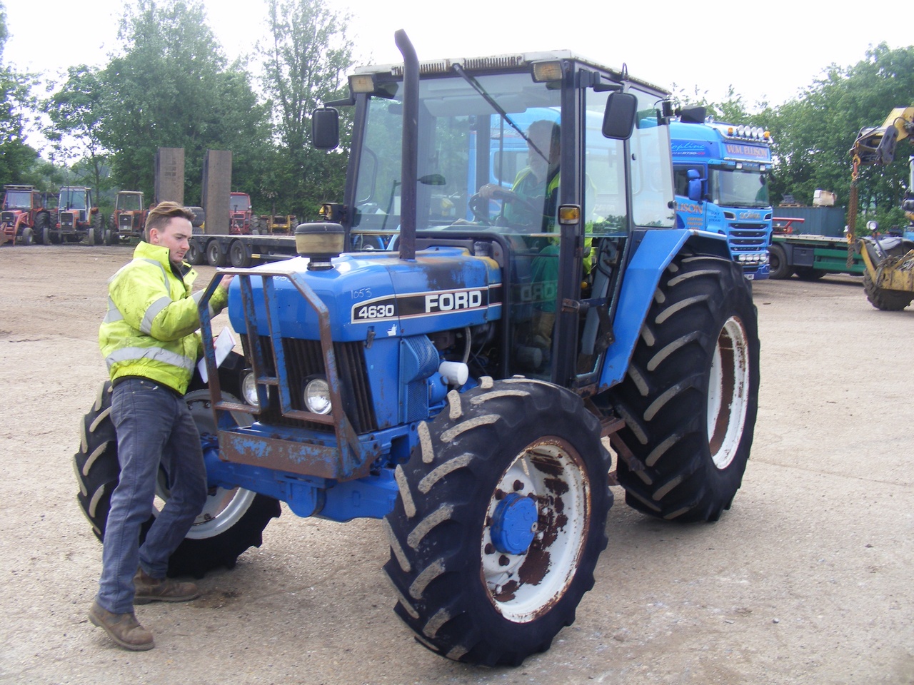 Ford 4630 4wd Tractor Duncan Super Cab