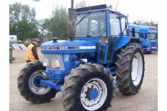 Ford 6610 4x4 Tractor With Ap Cab Ser No