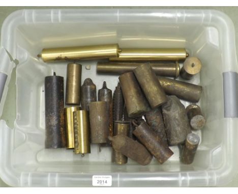 Collection of various Viennese, Black Forest and other clock weights (over twenty)