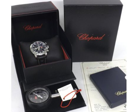 Chopard Mille 1000 Miglia GMT Chronometer chronograph automatic stainless steel gentleman's wristwatch, ref. 8954, limited ed