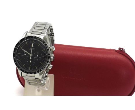 Fine and rare Omega Speedmaster 'Ed White' Pre-Moon chronograph stainless steel gentleman's wristwatch, ref. S 105 003-64, mo