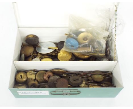 Large quantity of small size clock pendulums