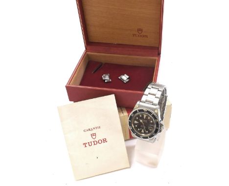 Tudor Prince Date Submariner stainless steel gentleman's bracelet watch, ref. 7610/0, circa 1984, serial no. 122xxx, rotating