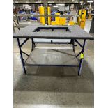Padded Work Table, Adjustable height, 61x49x40