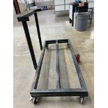4 Black Custom Tilting Panel Carts, 71x33x47