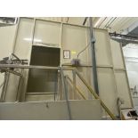 1990 Volstatic, Inc. Powder coating Station with (2) Optiflex Powder coat Unis w/ Guns & (2) Rolling