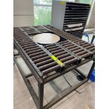 Roller Conveyor w/ Turn Table- Asset#: E-060
