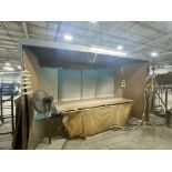 Spray Booth approx. 15ft. x 10ft. x 8.5ft.
