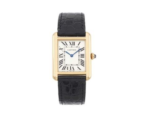Cartier A Tank Solo wrist watchCase: Signed. Bi-metal. Reference 2743. Serial 72xxxxxx. Length: 31mm. Width: 24.4mmMovement: 