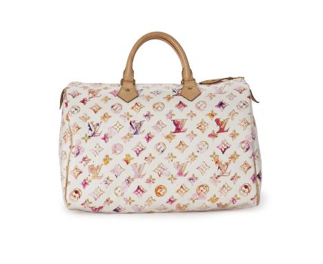 Louis Vuitton x Richard Prince, a monogram Watercolour Aquarelle Speedy 35 handbag, limited edition from spring/summer 2008, 