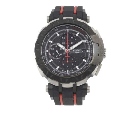 Tissot A Limited Edition T-Race Moto GP chronograph wrist watchCase: Signed. Stainless steel. Reference T092427 A GP16. Seria