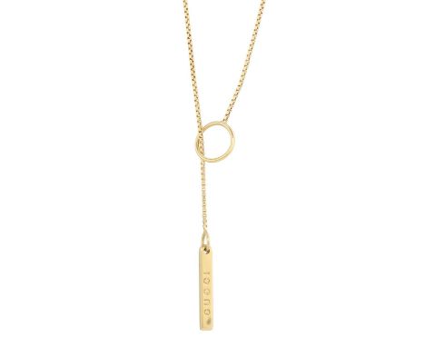 Gucci, an 18ct gold lariat necklace, signed Gucci, stamped Made In Italy 750, length 54cm, 5.5gOverall good conditionModerate