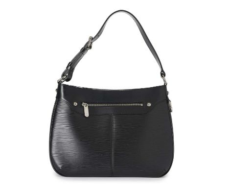 Louis Vuitton, a black epi Turenne GM handbag, featuring a single adjustable top handle, front zip pocket, top zip fastening 