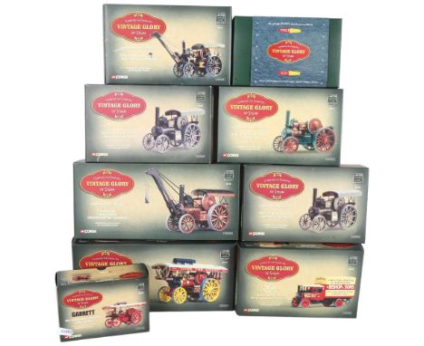 CORGI - Vintage Glory Celebrating The Golden Age of Steam, a group of boxed limited edition diecast vehicles, all mint and in