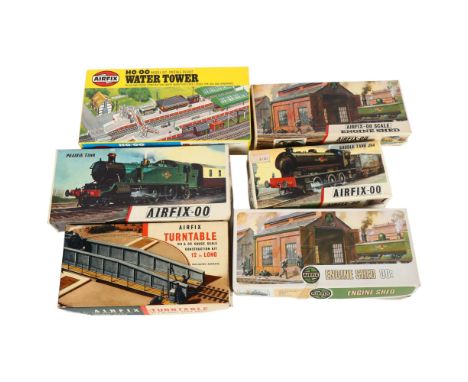 AIRFIX - a group of HO and OO gauge scale plastic model display kits, including Prairie Tank, pattern no. R3601, Saddle Tank 