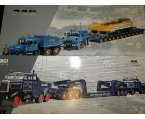 Corgi Classics Heavy haulage 18002 Pickfords & 17701 Pickfords set M/B