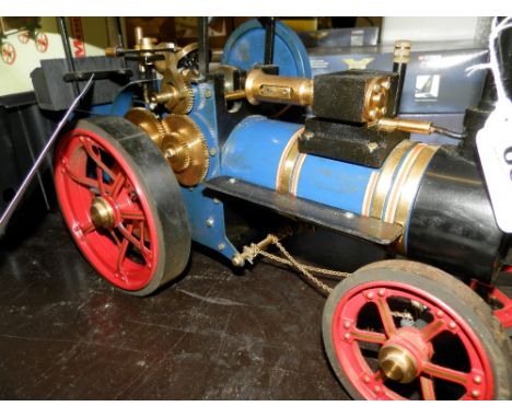 Markie Little Gem traction engine ref.ARJ built by Tony Pearce Designs with spirit burner (this modelwas built in 2008 and ha