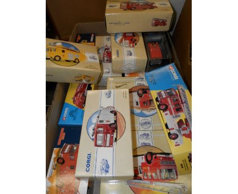 14 Corgi Fire Engines all M/B