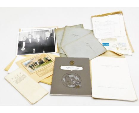 Various ephemera, the Burke's Peerage World of Hindmarchs, various other related vintage ephemera, Helmsley, black and white 