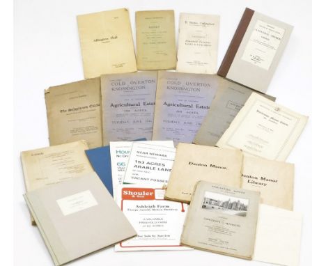Various vintage local ephemera, booklets, etc., Lincoln Corporation report on the high bridge by Watkins, The Manor Collingha