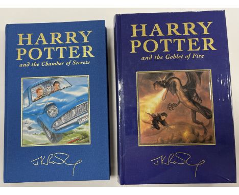 J K ROWLING "Harry Potter and The Chamber of Secrets", deluxe first edition, published Bloomsbury 1999, together with J K ROW