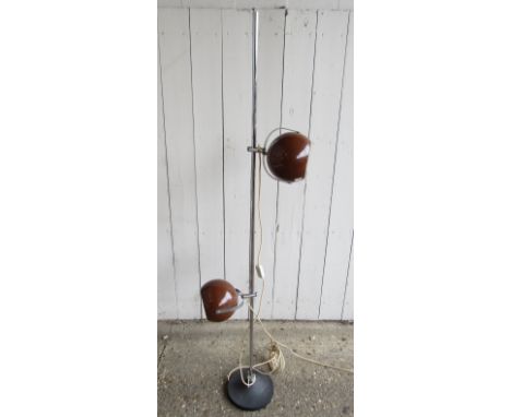 A floor standing Guzzini type lamp with two lights 