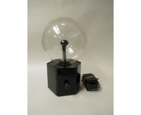 A dome glass plasma lamp 