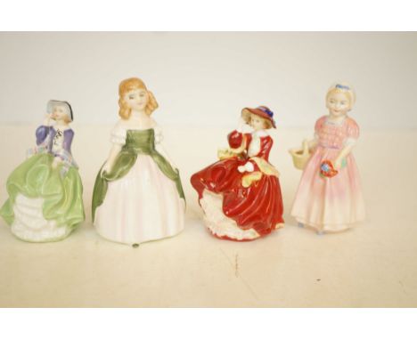 Royal Doulton figures HN2238, HN1677, HN3499 &amp; HN2126