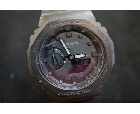 Casio G-Shock wristwatch, currently working noticeable scratch to glass 