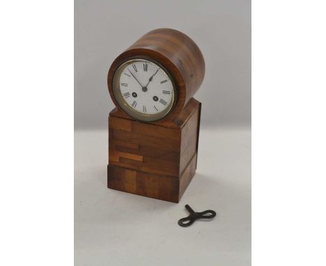 Early 20th Century First World War clock made of propeller from DH.4 bomber with brass plaque to reverse "18 Squadron RAF DH4