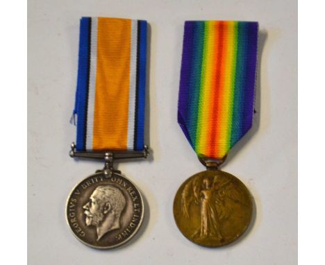 First World War Medal pair comprising 1914-18 War Medal and 1914-19 Victory Medal impressed to B.Z1948 to E Ford AB Royal Nav