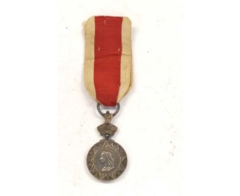 Queen Victoria Abyssinia Medal impressed to reverse 572 W Johnstone, First Battalion Fourth Regiment Kings Own Royal Regiment