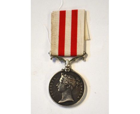 Victorian Indian Mutiny medal engraved to casualty Cpl James Hart, 43rd Light Infantry (Monmouthshire Light Infantry)