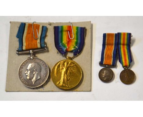 First World War Medal pair comprising 1914-18 War Medal and 1914-19 Victory Medal impressed to 205126 Gunner A Day Royal Arti