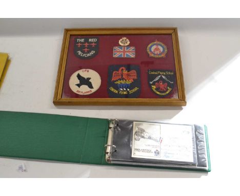 Quantity of RAF British Red Arrow related items to include Red Arrow cloth insignia badges, CPS Sky Larks, Red Pelicans, Roya