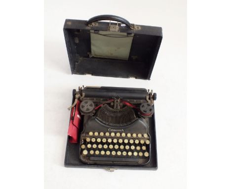 A Corona portable typewriter 