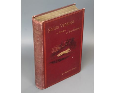 Vyner, Robert Thomas - Notitia Venatica: A Treatise on Fox Hunting, 7th edition, 8vo, with 12 hand-coloured plates, London 18