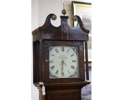 George Bass, Northampton. An eight day longcase clock H.225cm