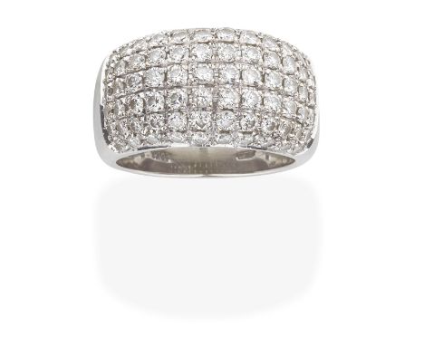 DIAMOND DRESS RINGBrilliant-cut diamonds, diamonds approx. 1.50cts total, ring size approx. NFootnotes:Please note this lot h