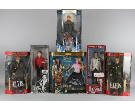 Elvis Presley boxed figures including 'Talking Elvis' 'Elvis the Army Years' ' Collectors Edition 30th Anniversary figure 'Ba