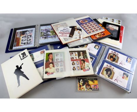 Elvis Presley - Large collection of stamps and first day covers