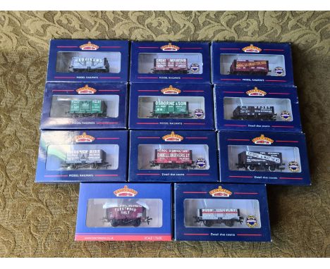 11 x Bachmann Branch Line company logo wagons.