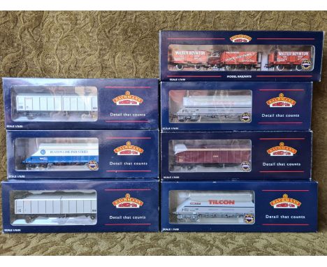 7 x Bachmann Branch Line commercial rolling stock.